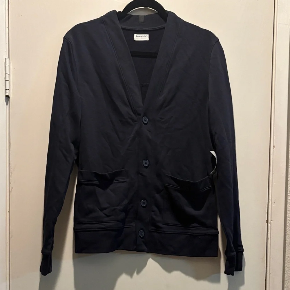 Men’s Tommy John Navy Cardigan  Blazer